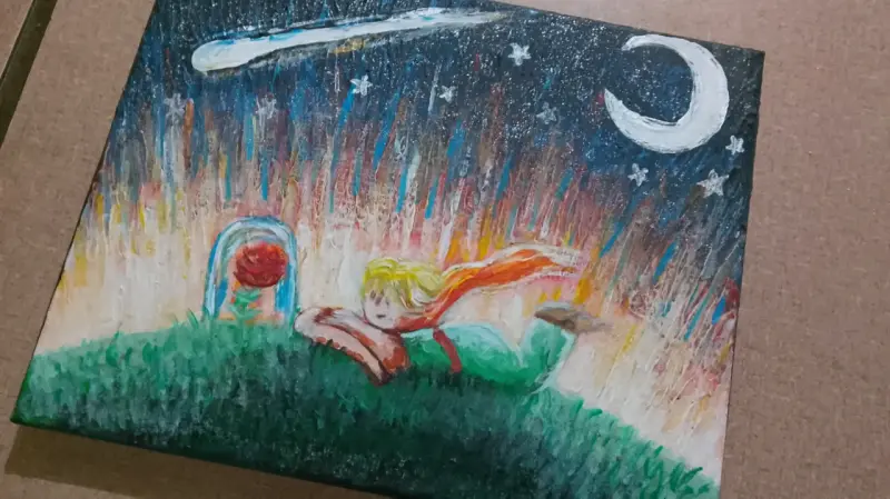Cuadro El Principito (Acrílica) - 5