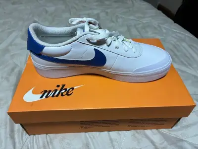 Zapatillas Nike Court Shot Blancas y Azules - miniatura 1