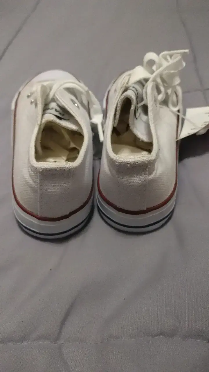 Zapatillas blancas de lona para niñ@s 27 - 2