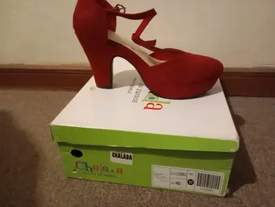 Zapatos de Tacón Rojo Chalada para Mujer - miniatura 2