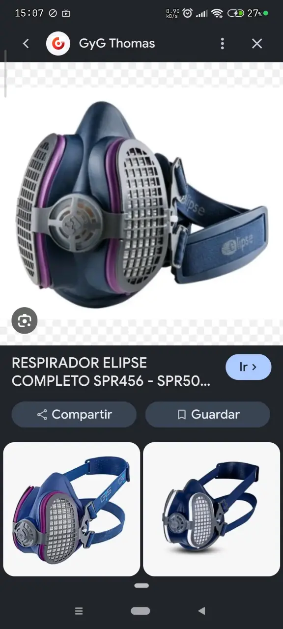 Respirador Elipse Completo SPR456 - 3