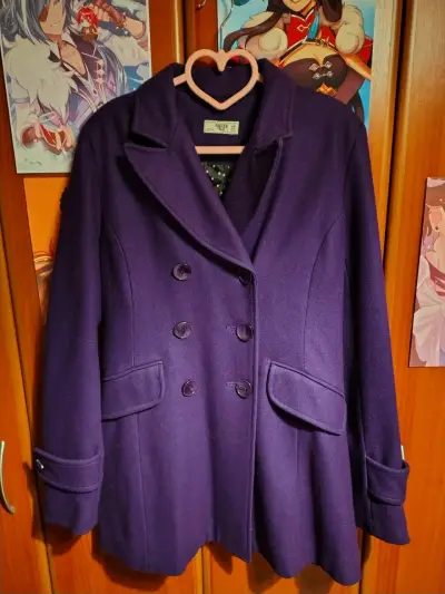 Abrigo morado niña - miniatura 1