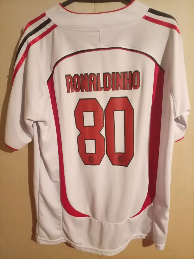 Camiseta AC Milan 2007 Ronaldinho Adidas - 2