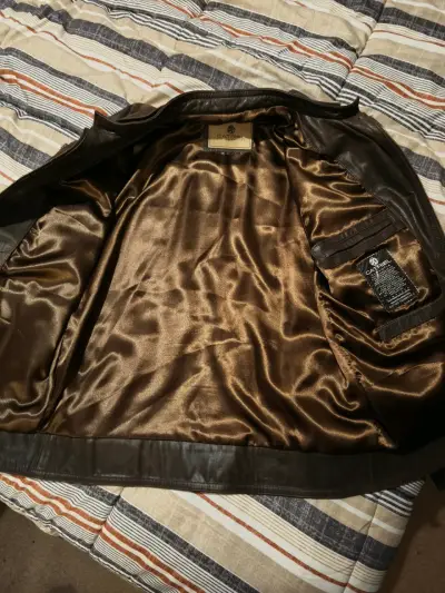 Chaqueta de cuero  para hombre Catriel - miniatura 2