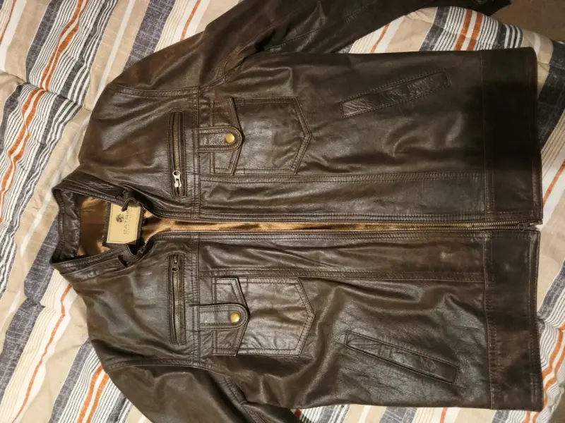Chaqueta de cuero  para hombre Catriel - 4