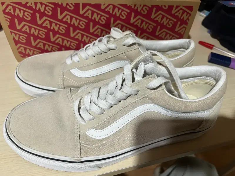 Zapatillas Vans beige clásicas - 3