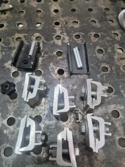 Puerta de seguridad metálica plegable con accesorios - miniatura 4