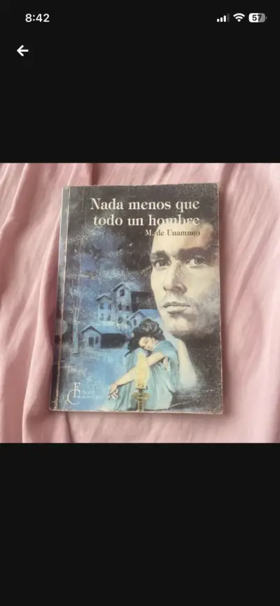 Libro 'Nada menos que todo un hombre' de M. de Unamuno - miniatura 1