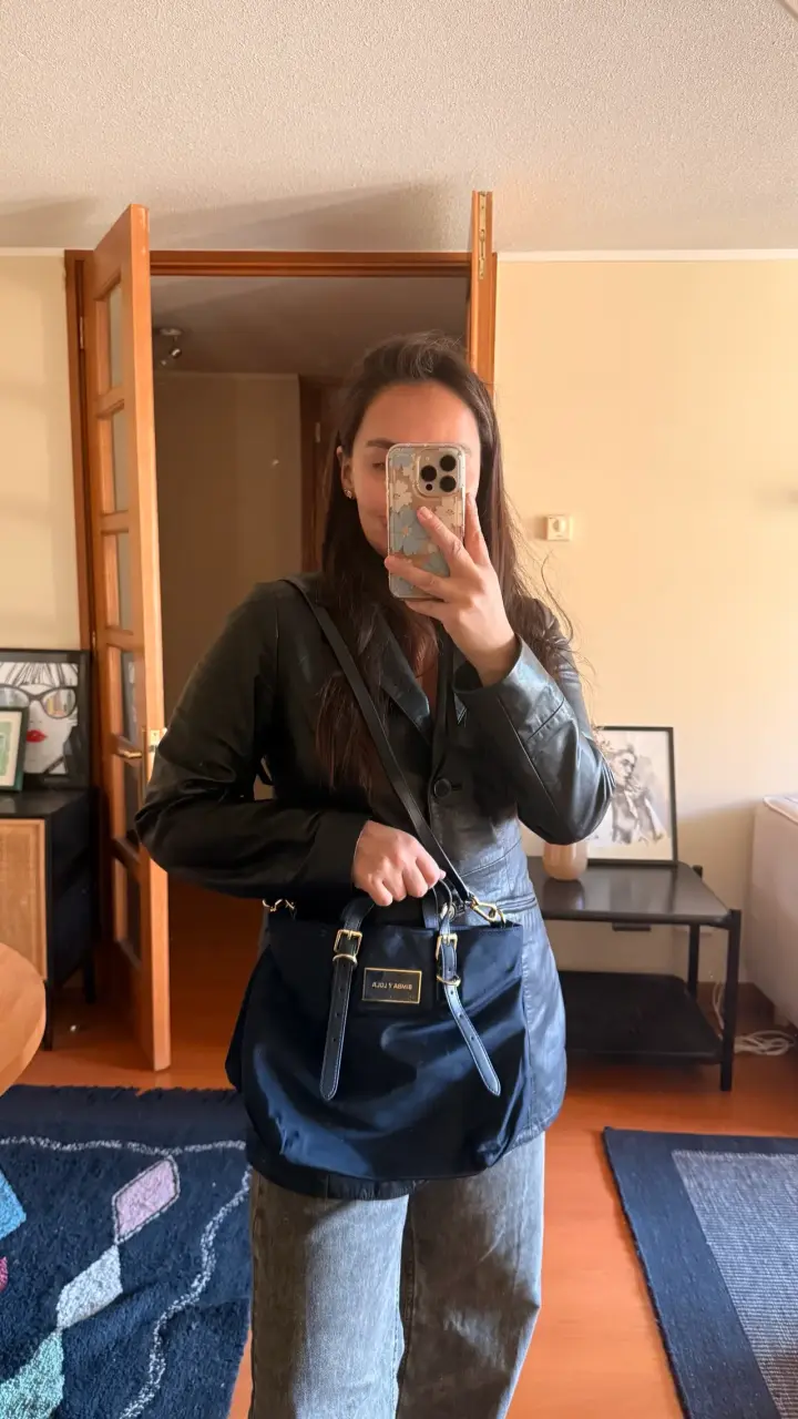 Bolso azul marino Bimba y Lola - 3