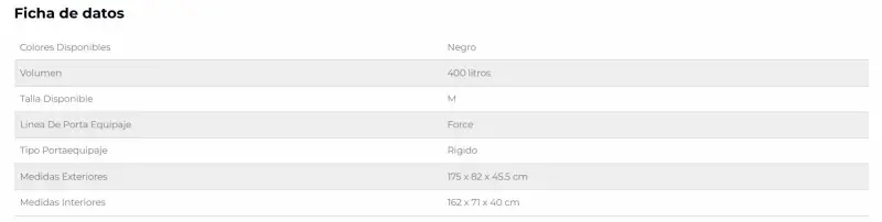 Porta equipa Thule negro para auto M 400lt - 5