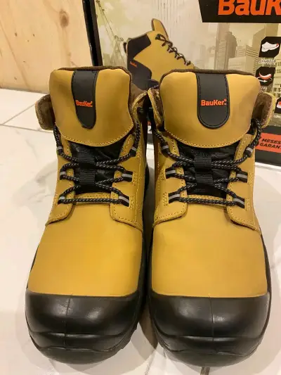 Botas de seguridad Bauker Metalzero amarillas - miniatura 1