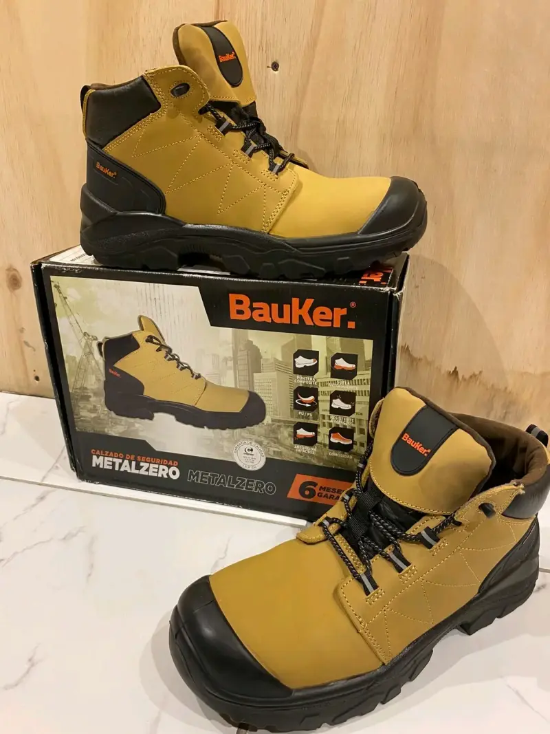 Botas de seguridad Bauker Metalzero amarillas - 2