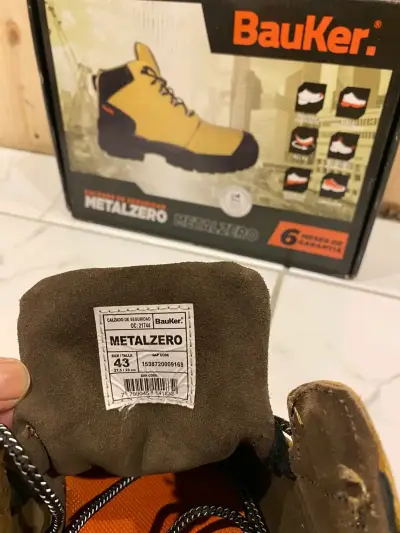 Botas de seguridad Bauker Metalzero amarillas - miniatura 3