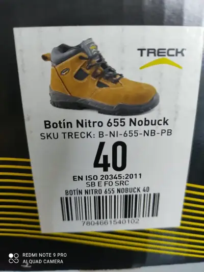 Botines de seguridad Treck Nitro 655 Nobuck - miniatura 2