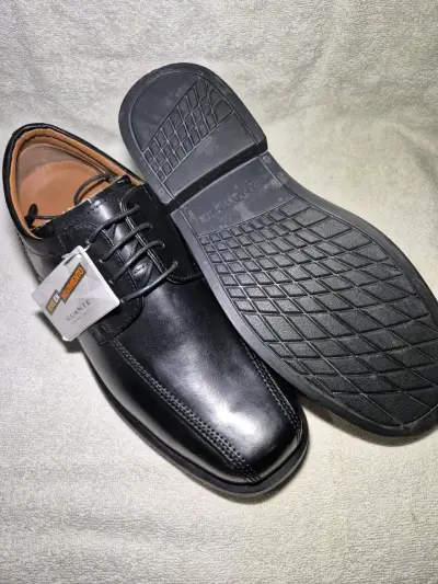 Zapatos de vestir de cuero negro Guante - miniatura 3