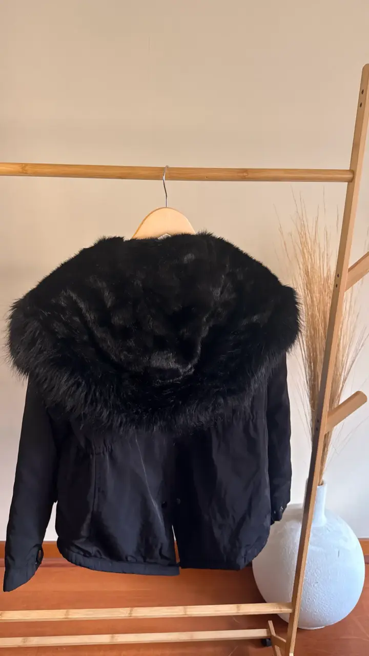 Parka negra Zara - 4