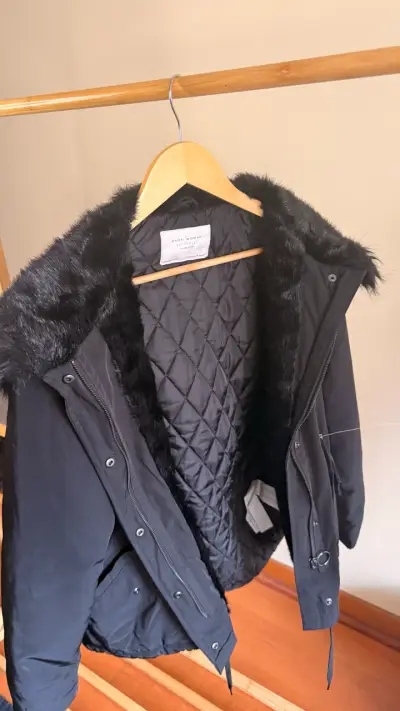 Parka negra Zara - miniatura 5
