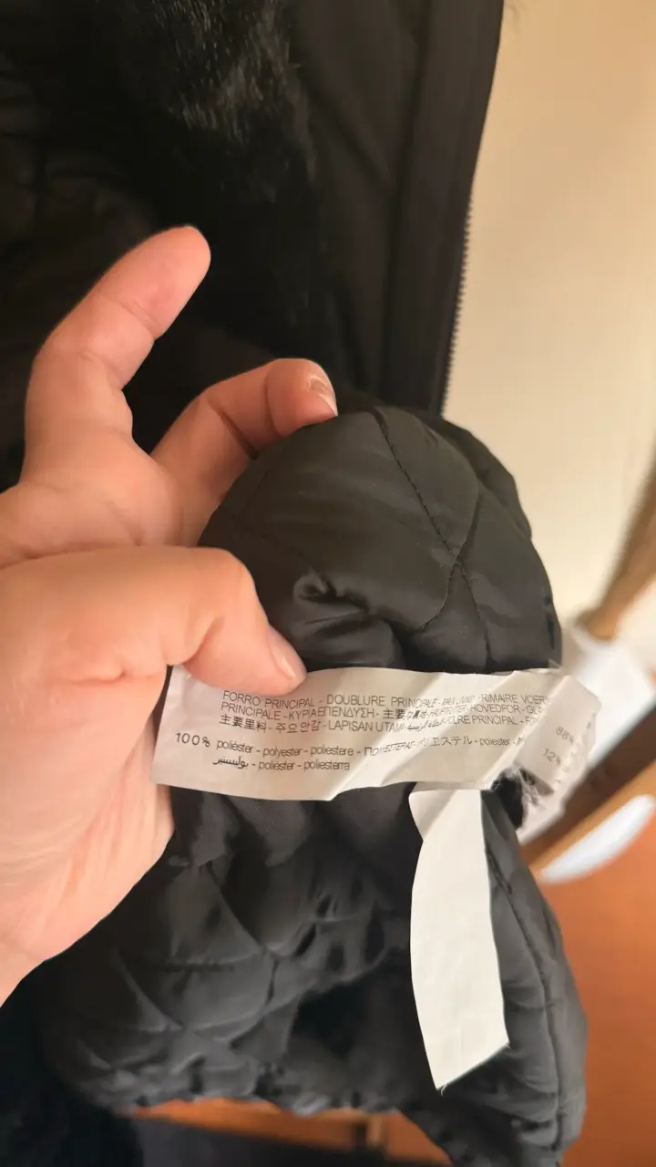 Parka negra Zara - 6