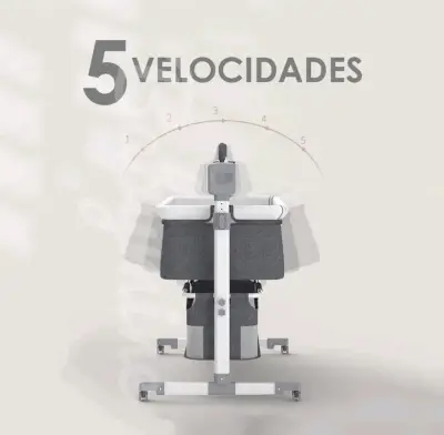 Cuna colecho con balanceo automático y bluetooth - miniatura 2
