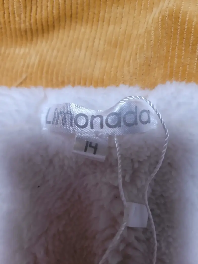 Chaqueta de pana mostaza para niña Limonada - 2