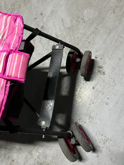 Coche de Paseo  Rosa con Animales - miniatura 6