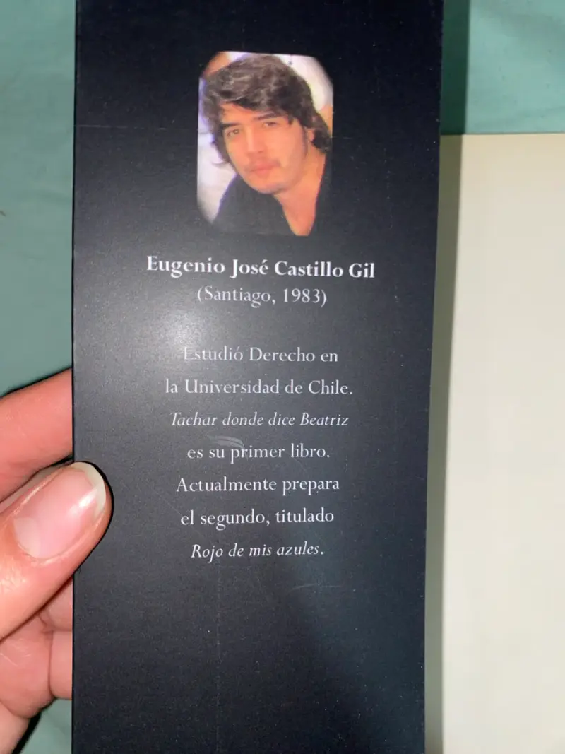 Libro 'Tachar donde dice Beatriz' de Castillo - 5
