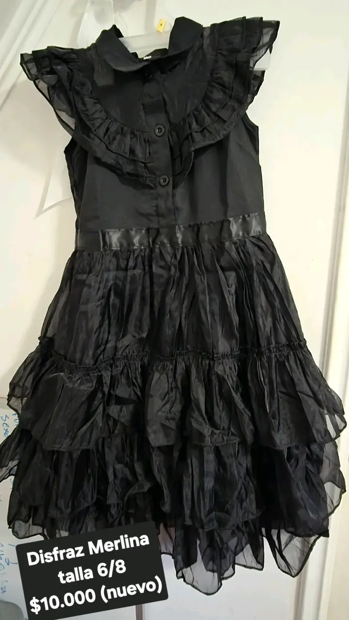 Disfraz Merlina talla 6/8 nuevo - 1