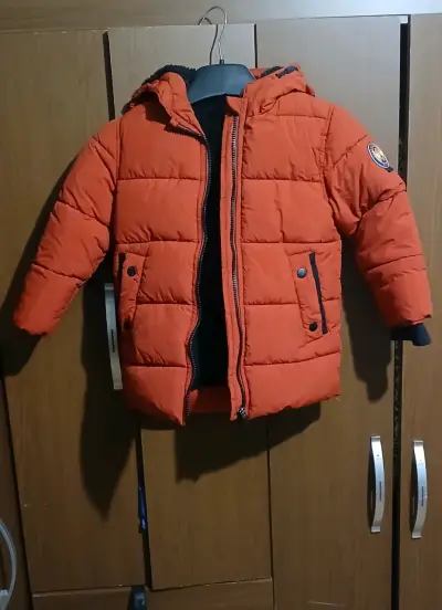 Chaqueta acolchada roja para niño Yamp - miniatura 1