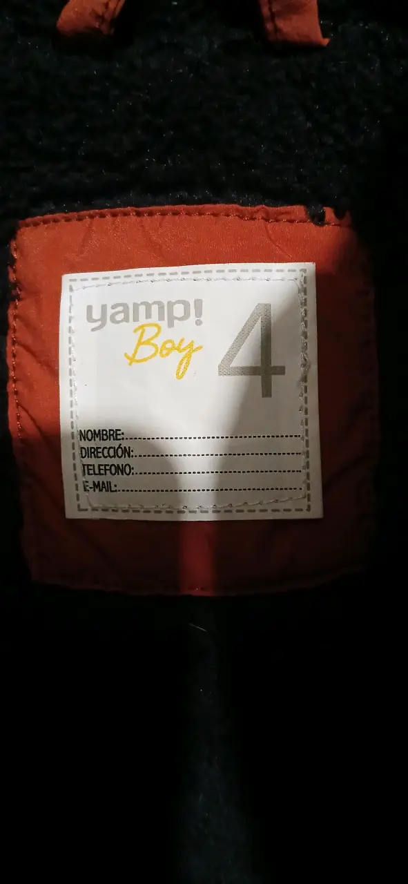 Chaqueta acolchada roja para niño Yamp - 2