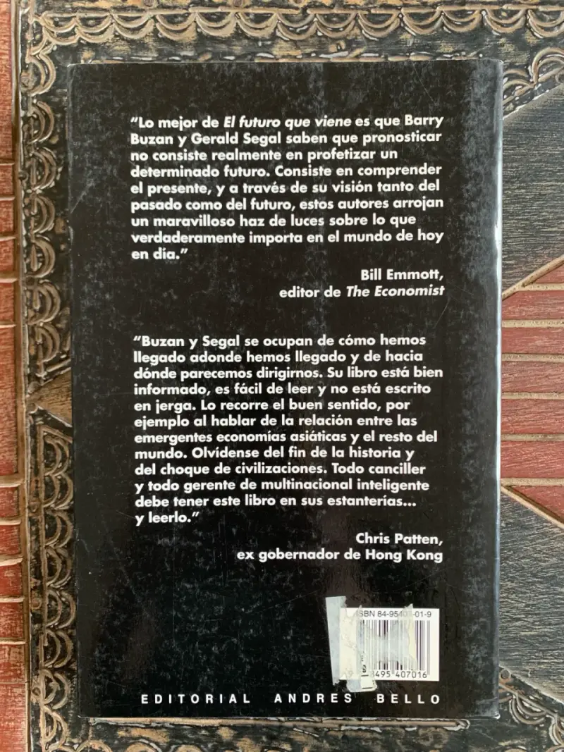 Libro El Futuro Que Viene de Barry Buzan y Gerald Segal - 2