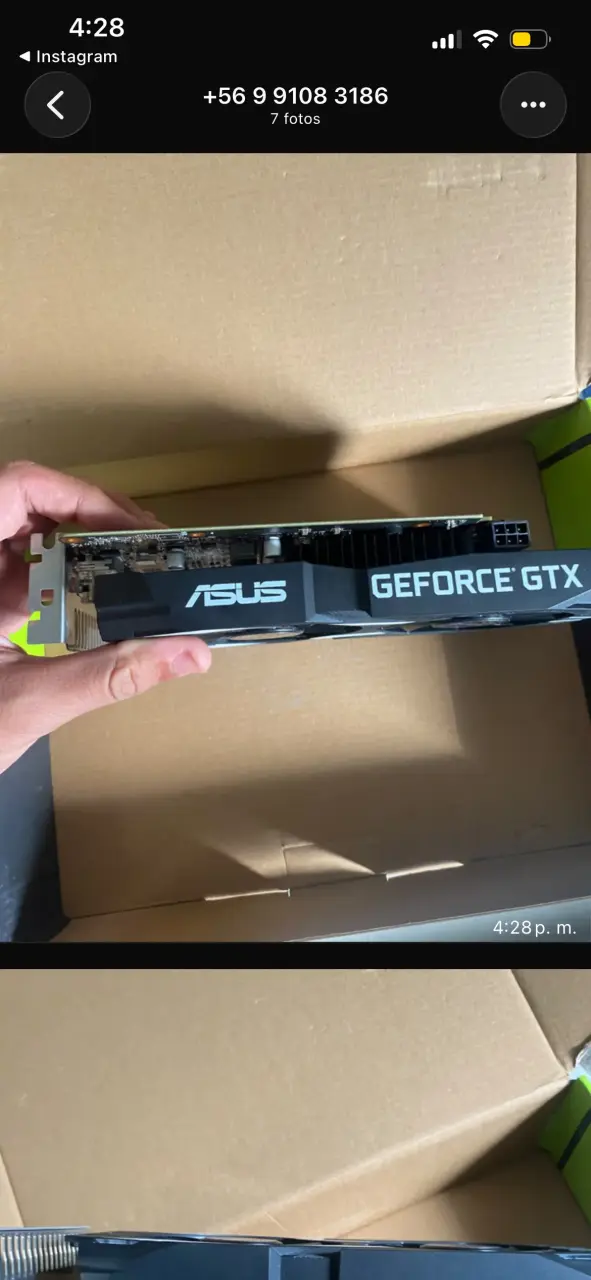 Tarjeta gráfica ASUS GeForce GTX  4gb - 4