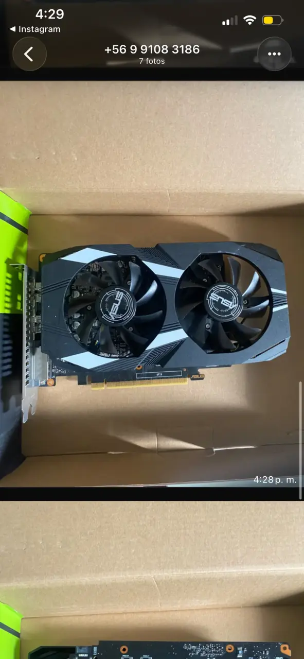 Tarjeta gráfica ASUS GeForce GTX  4gb - 5