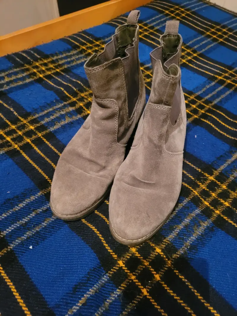 Botines de gamuza gris 5th Avenue para mujer - 5