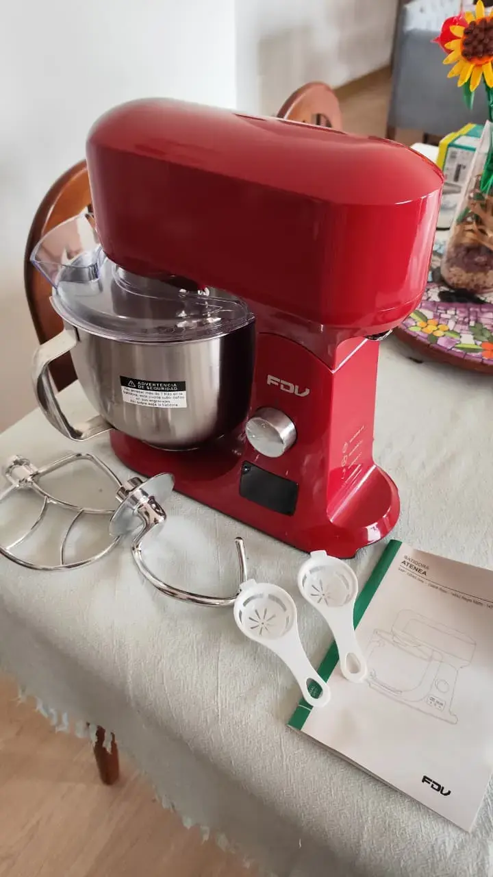 Batidora Atenea Roja FDV con accesorios - 1
