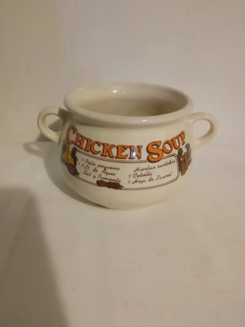 Set de 4 tazones de sopa de cerámica decorativa - 3