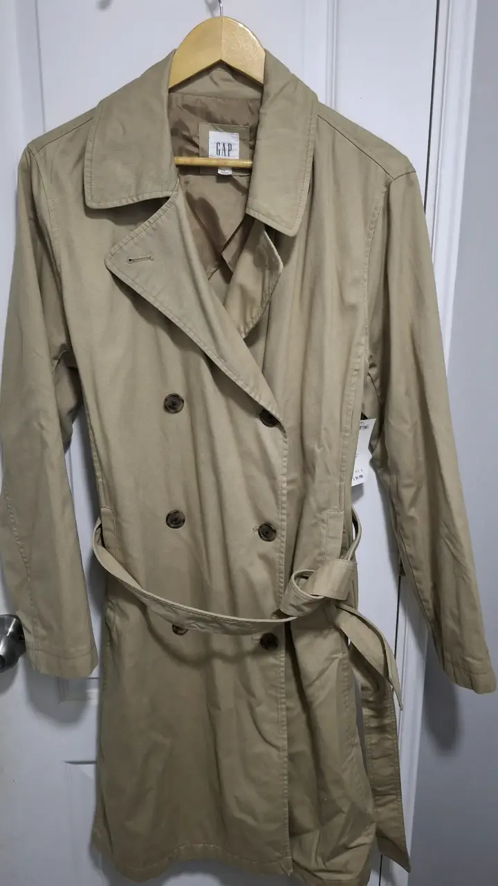 Trench coat beige GAP para hombre - 2