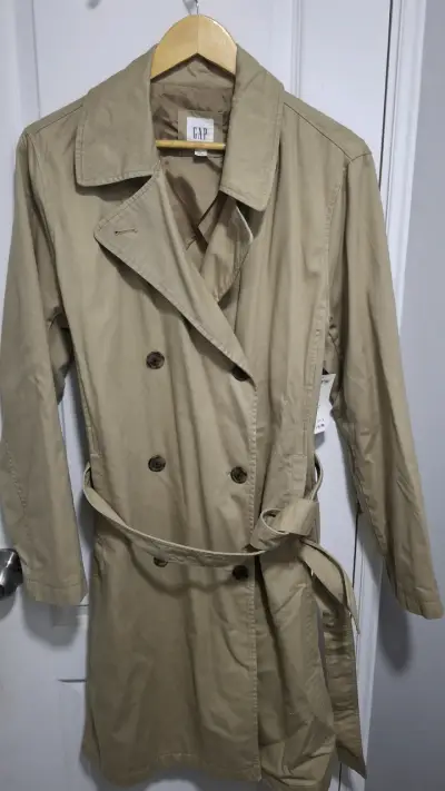Trench coat beige GAP para hombre - miniatura 2