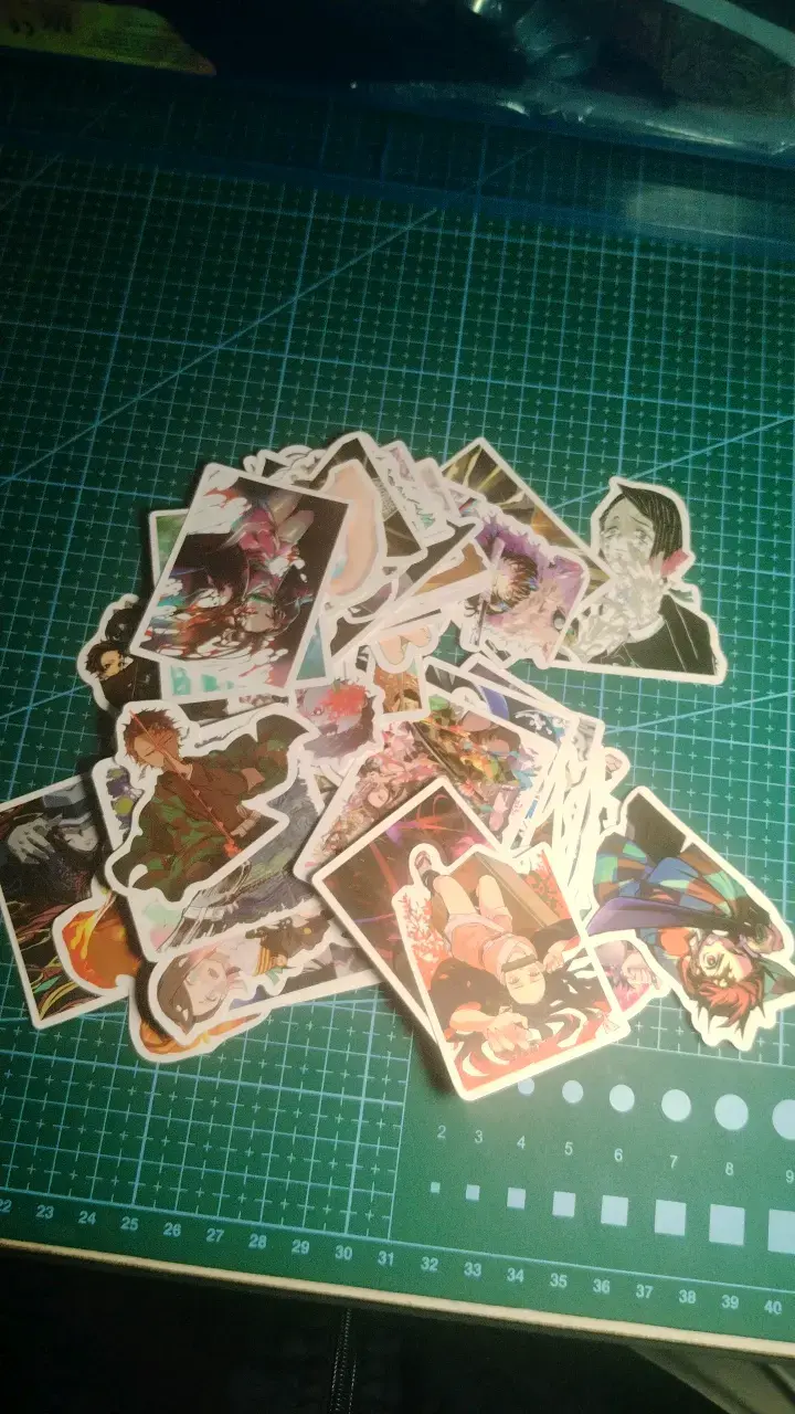 Set de stickers de anime Demon Slayer
