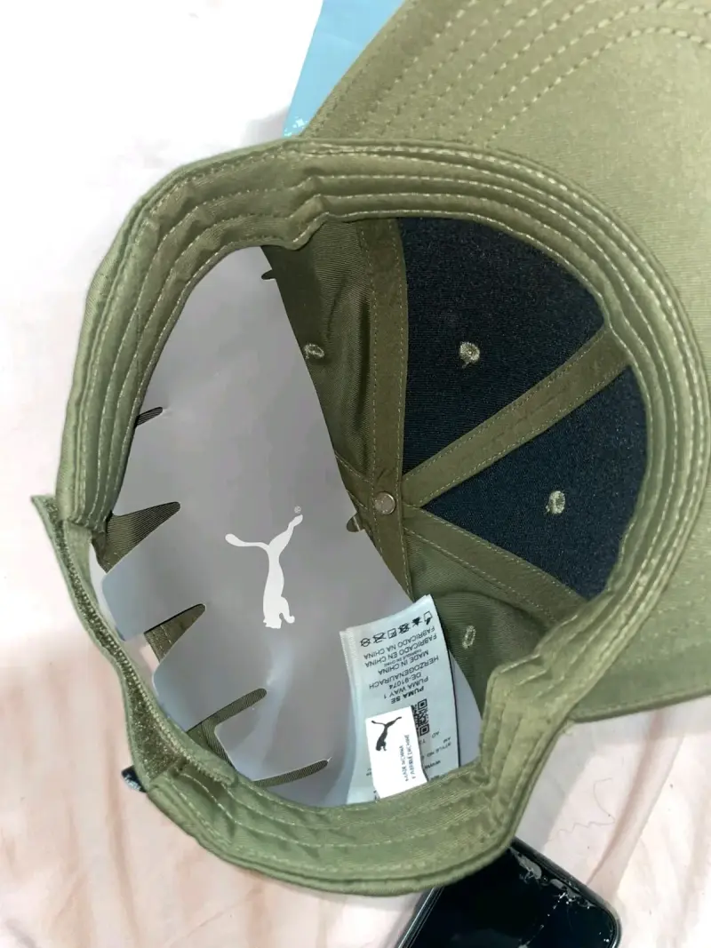 Gorra verde oliva Puma unisex - 1