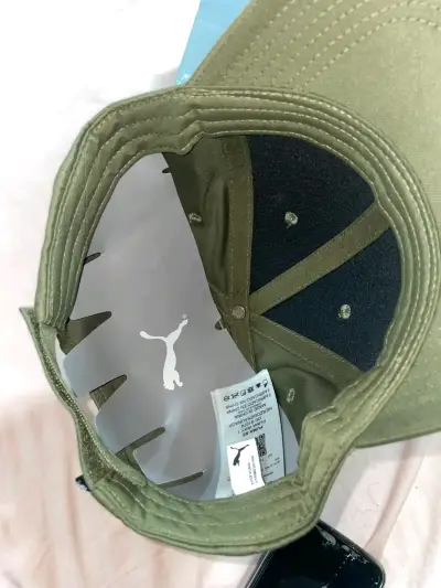 Gorra verde oliva Puma unisex - miniatura 1