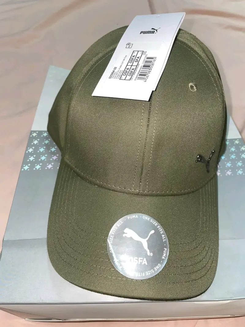 Gorra verde oliva Puma unisex - 2