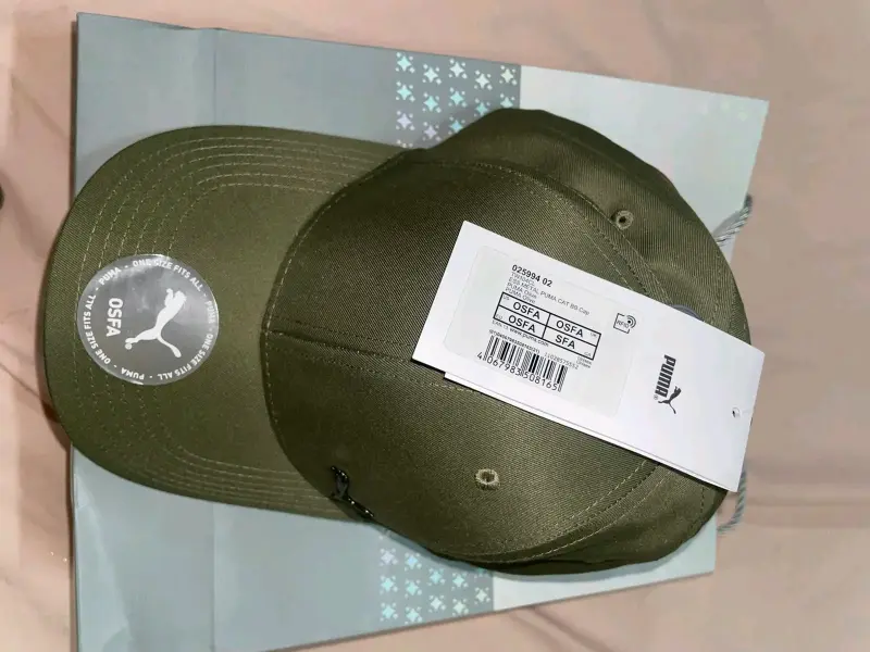 Gorra verde oliva Puma unisex - 3