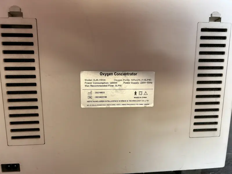 Concentrador de Oxígeno Portátil KJR-Y51W - 3