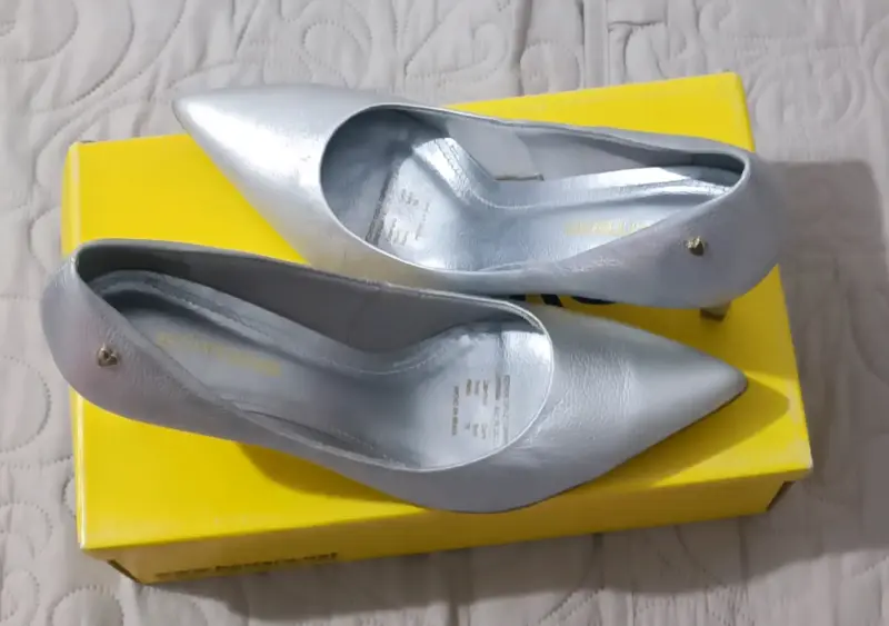 Zapatos de Cuero Plateados Bottero - 2