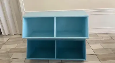 Estantes de madera azul para almacenamiento - miniatura 5