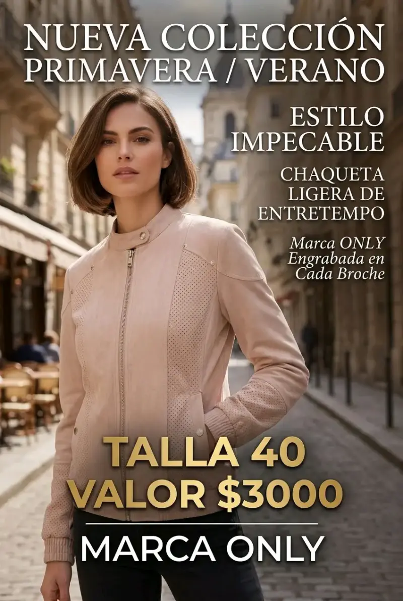 Chaqueta Ligera de Entretiempo Marca ONLY