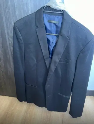 Blazer azul oscuro Zara M/ el café S-M - miniatura 1