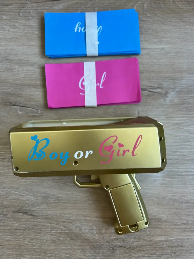 Pistola de tarjetas para revelación de género - 2
