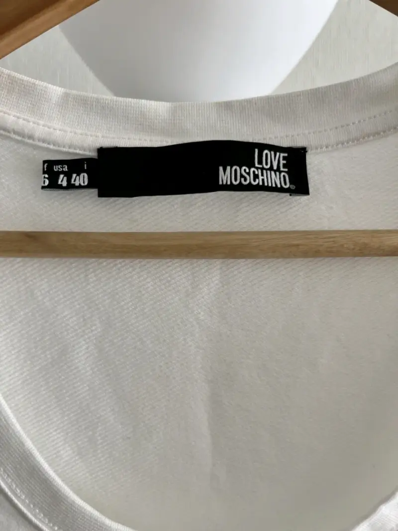 Vestido Love Moschino blanco con bordados - 2
