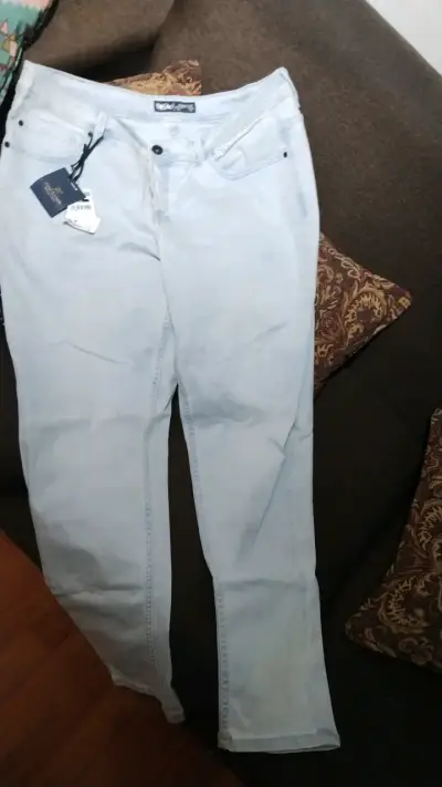 Jeans Denim Hank Skinny Fit Azul Claro - miniatura 1